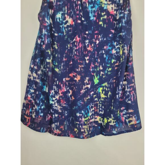 Three Eighty Two Revolve Aerin Split V Tank Prague Multicolor Sz XS - Picture 8 of 9